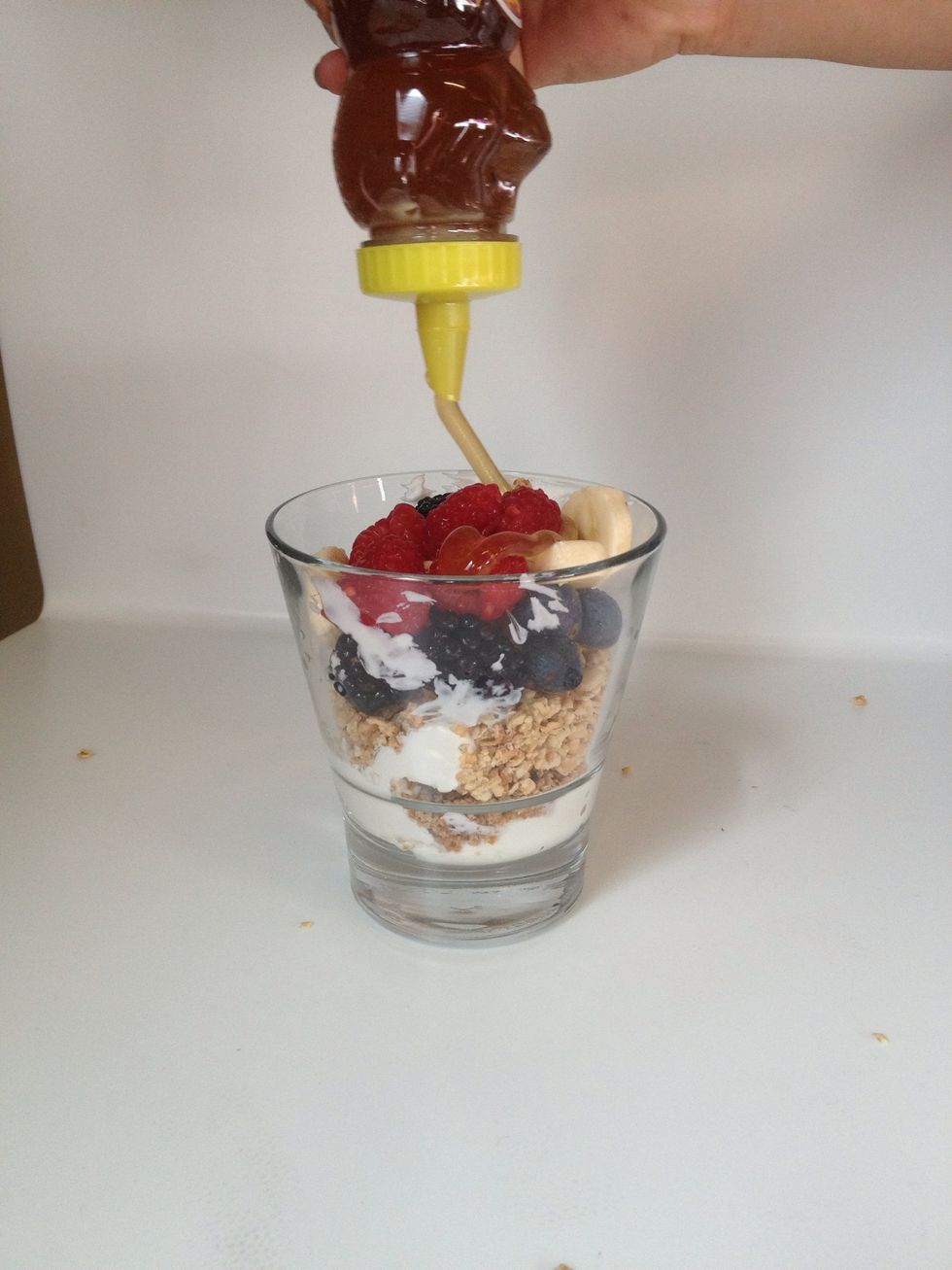 Top it off with a touch more of honey