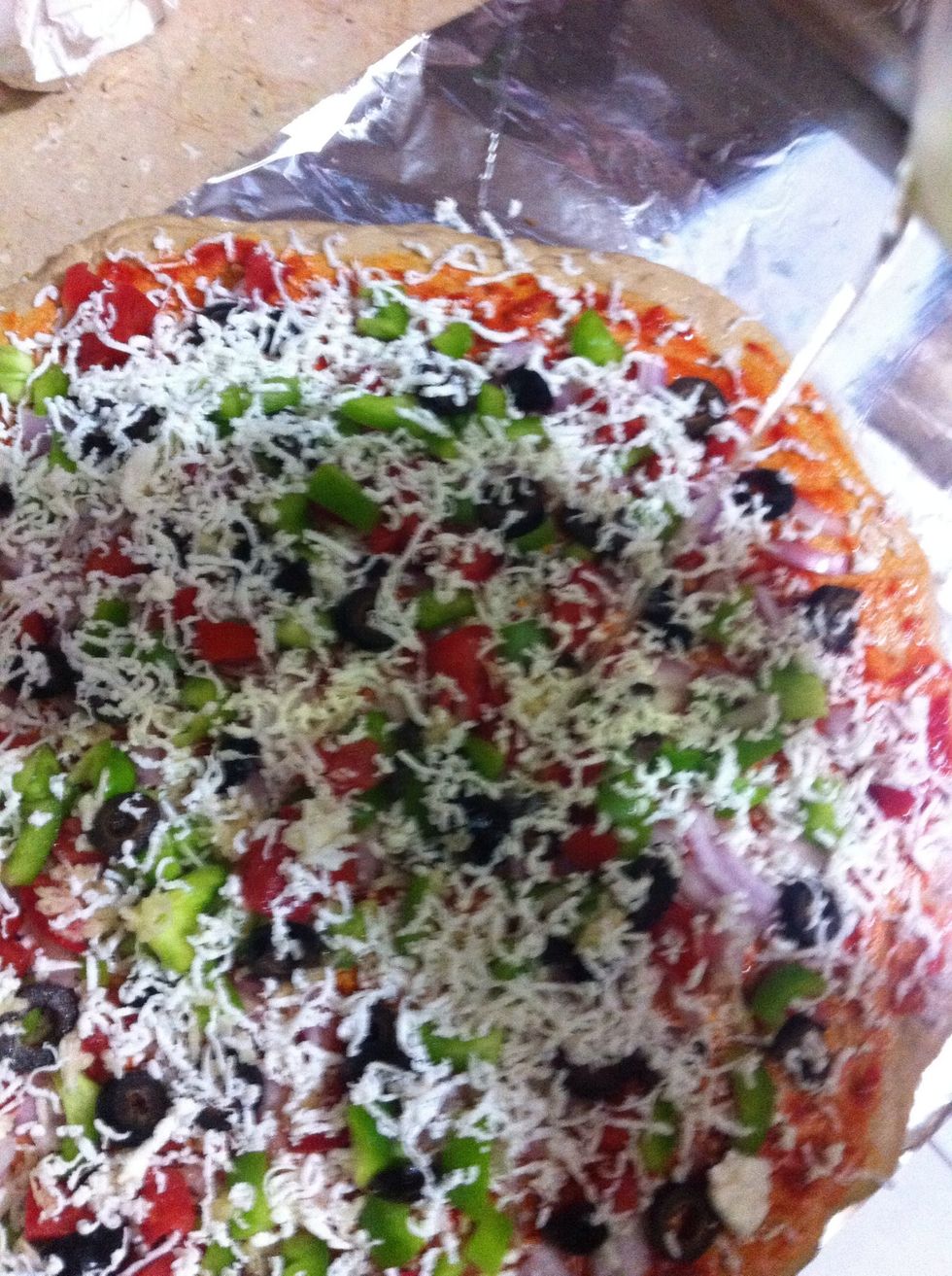 Top it off with little olive oil