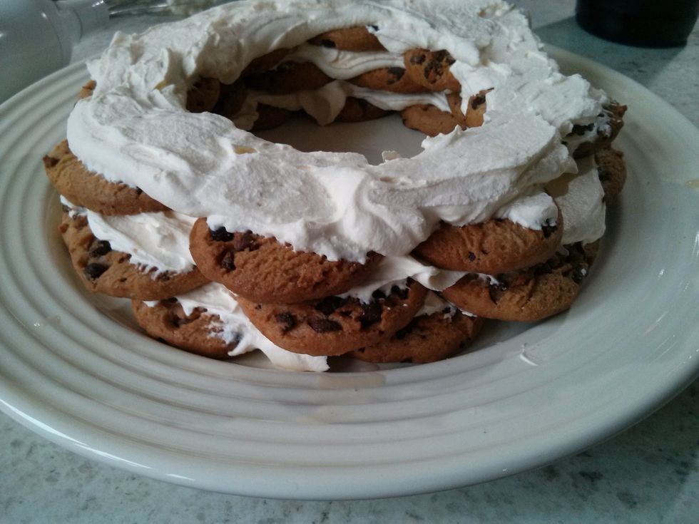 Top off with more cream.