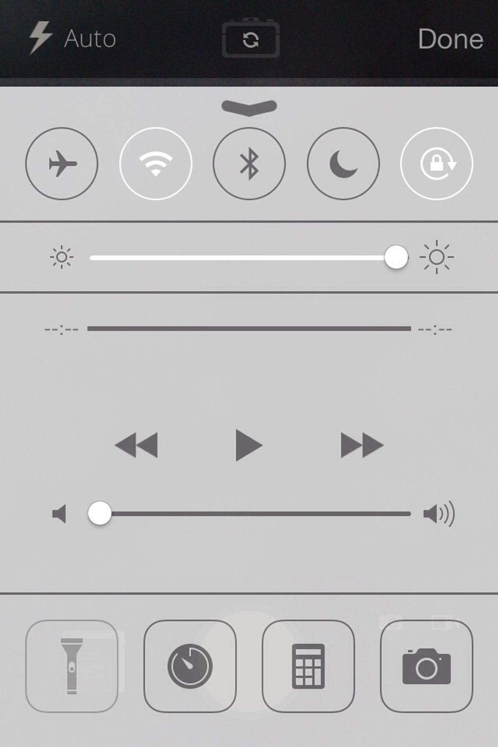 Top right corner is the screen rotation lock