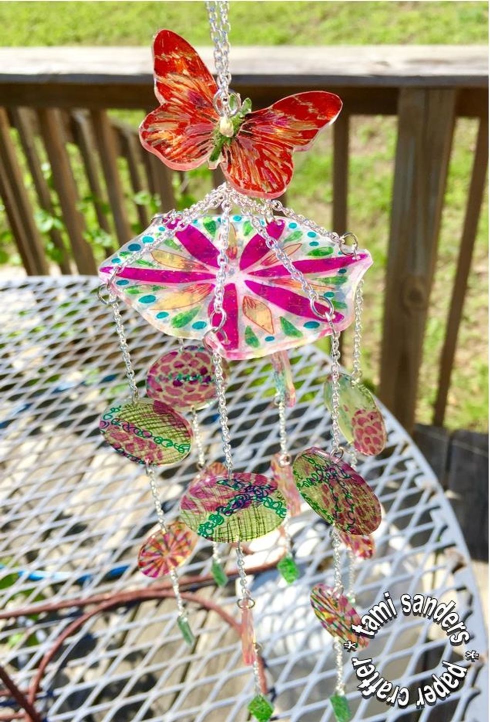 top view... tami sanders * paper crafter --- www.tamisanders.com for GRAFIX --- www.grafixarts.com