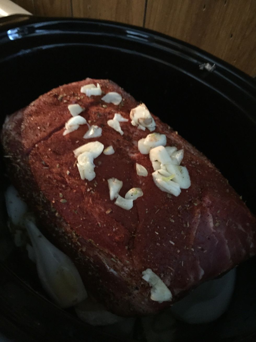 Top with 3-4 cloves of garlic