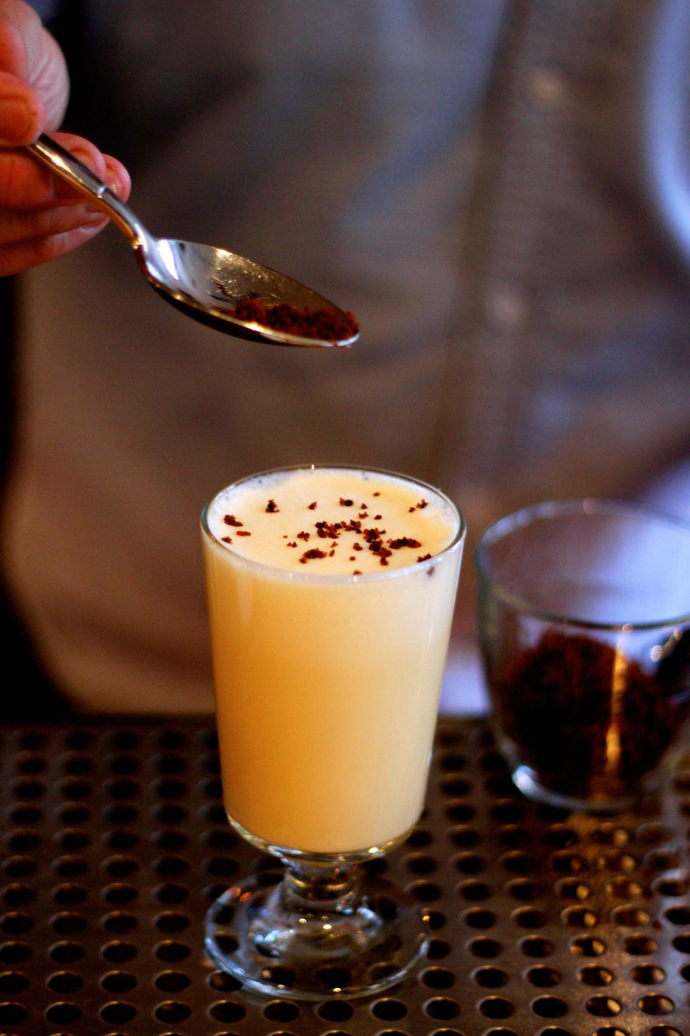 Top with a brown butter crumble or graham cracker.