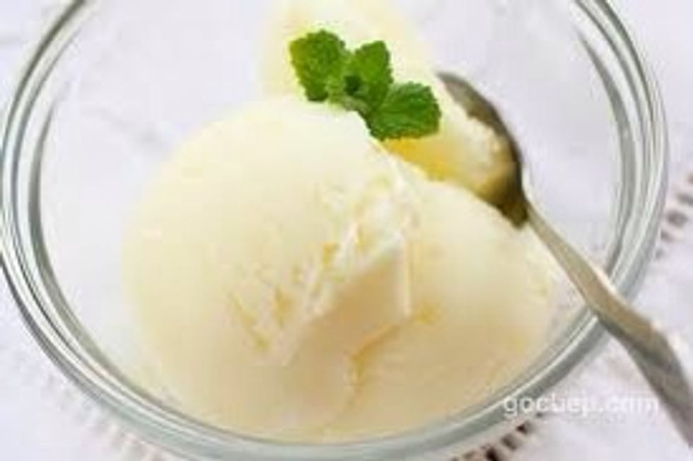 Top with a scoop of sherbet