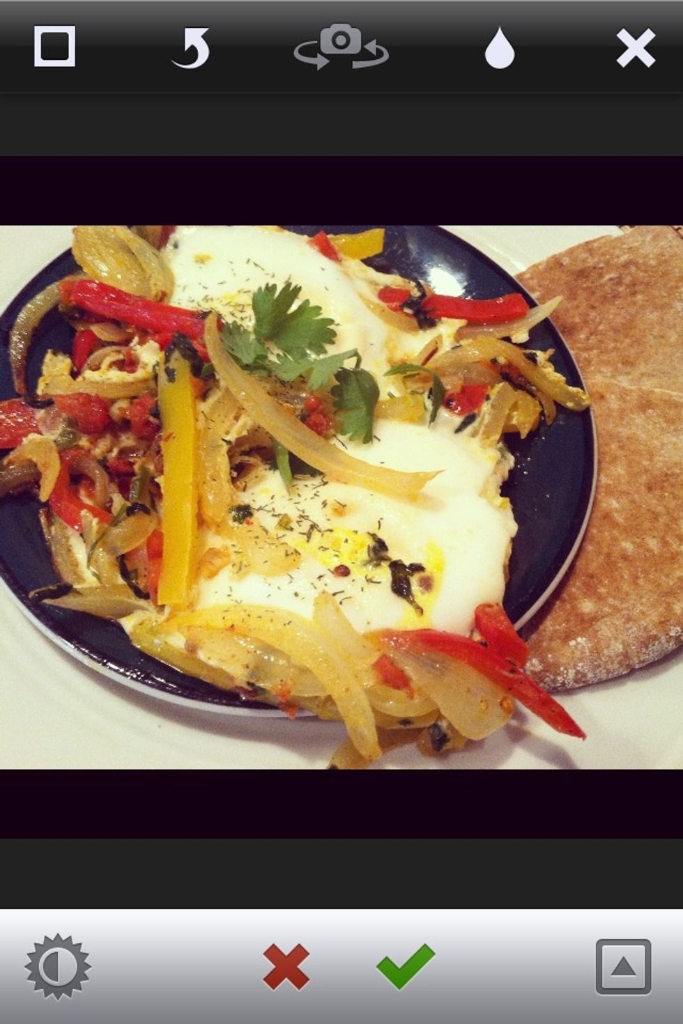 Top with a sprinkle of dried dill weed and serve with warm pita bread...enjoy!!