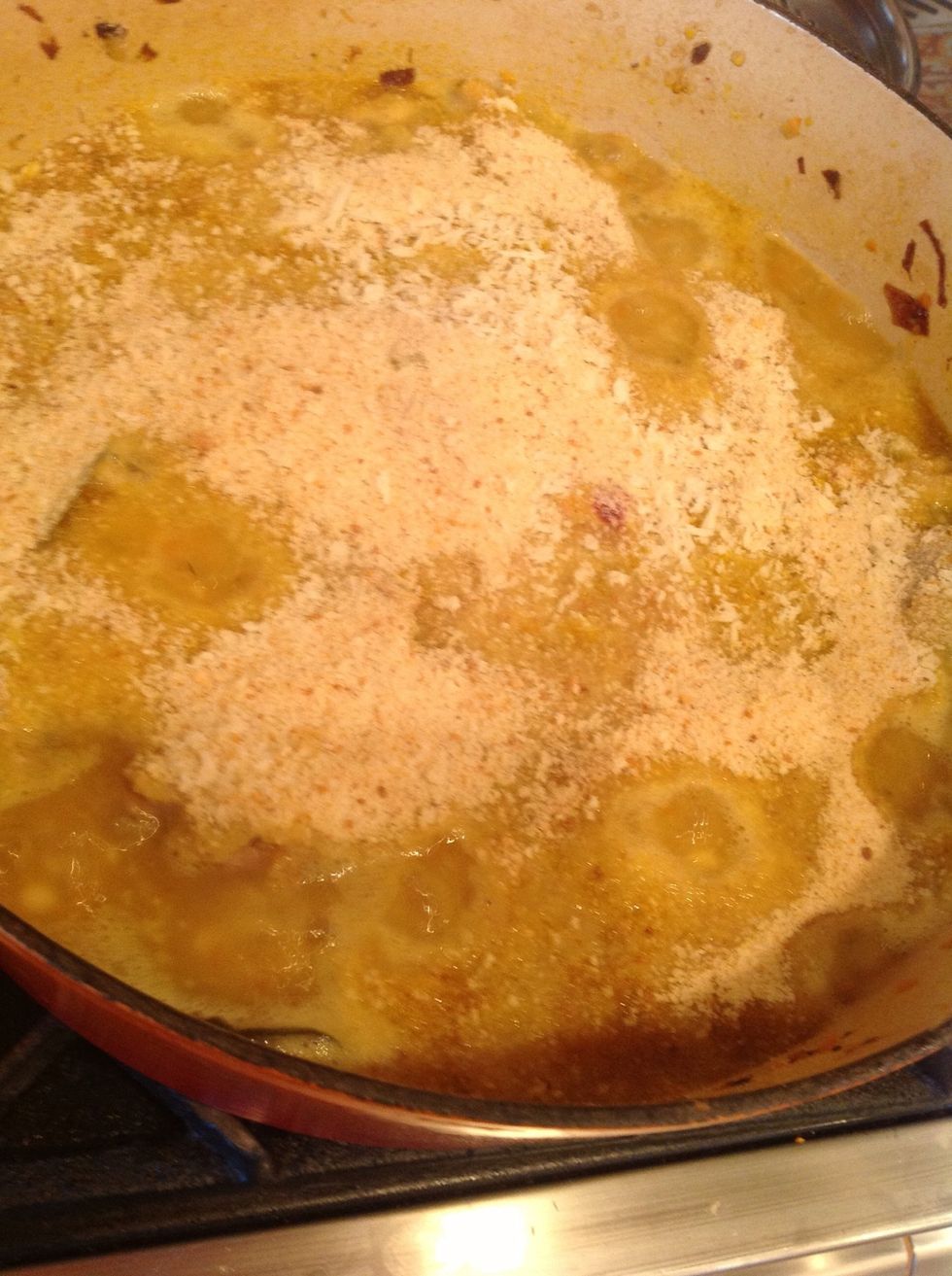 Top with bread crumbs