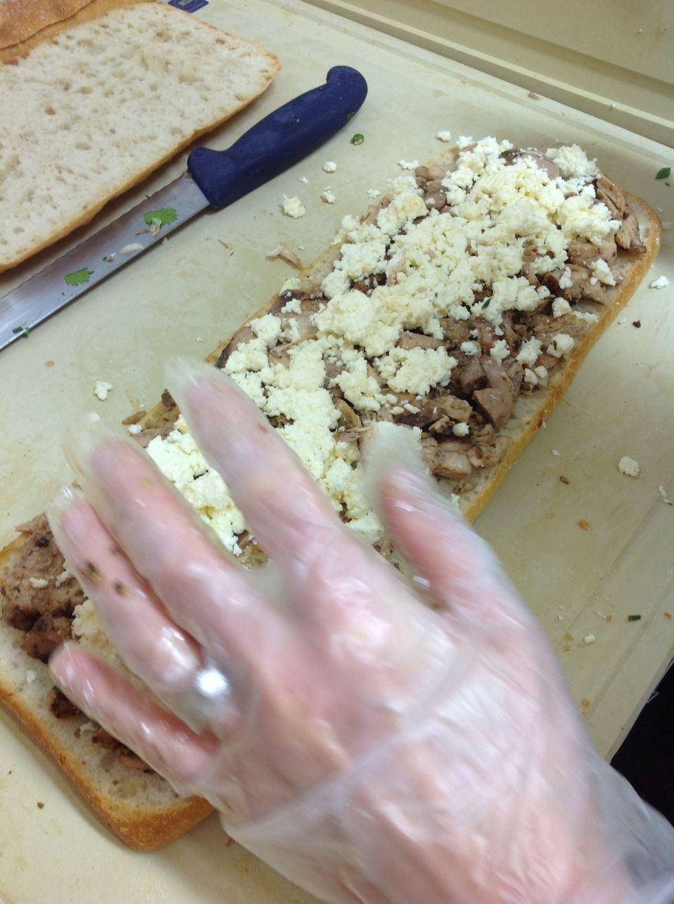 Top with cotija cheese.