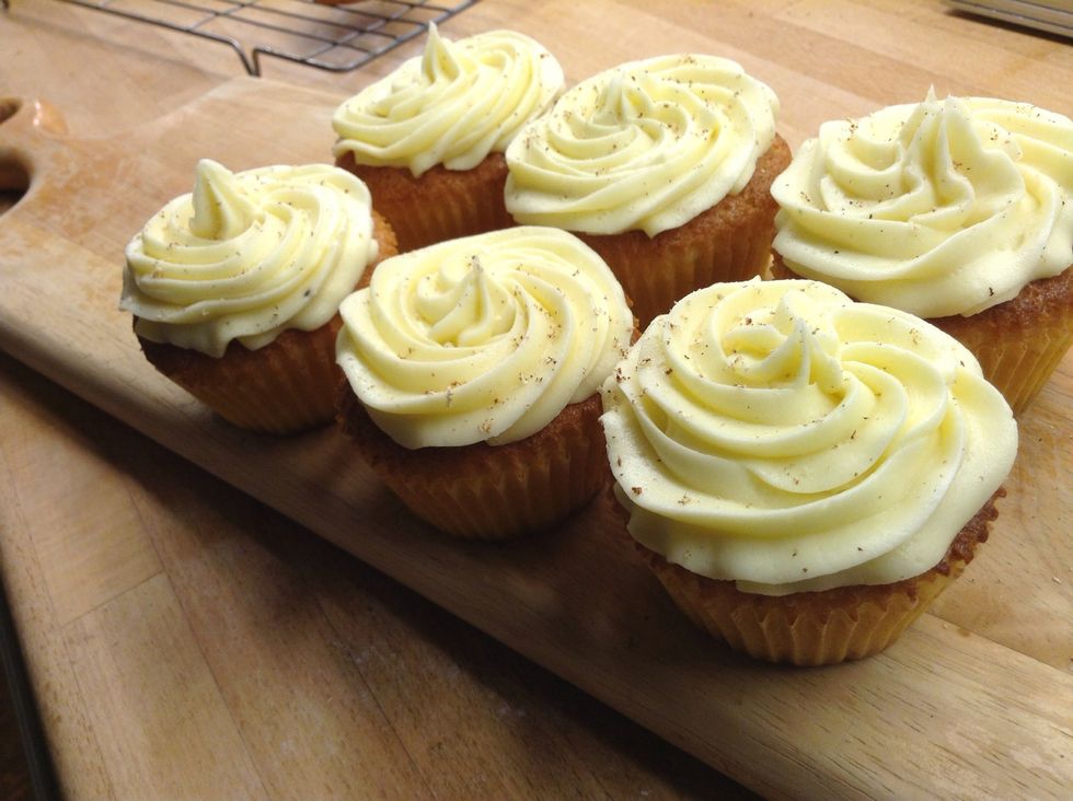 Top with nutmeg and ya finished!!!