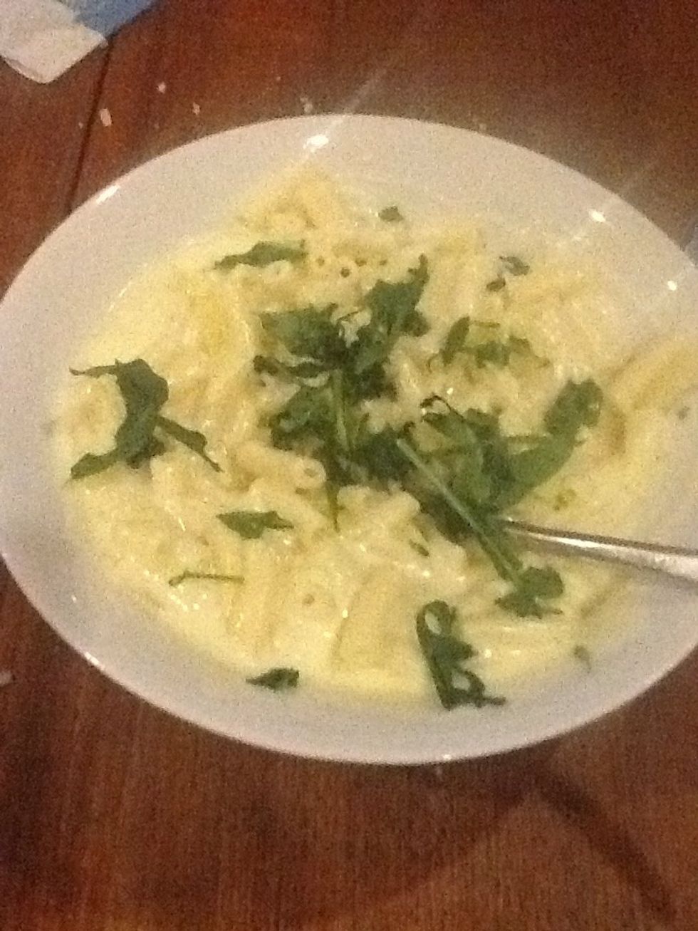 Top with parsley and enjoy \ud83d\ude0a