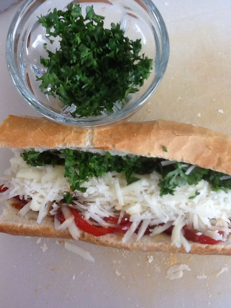 Top with parsley