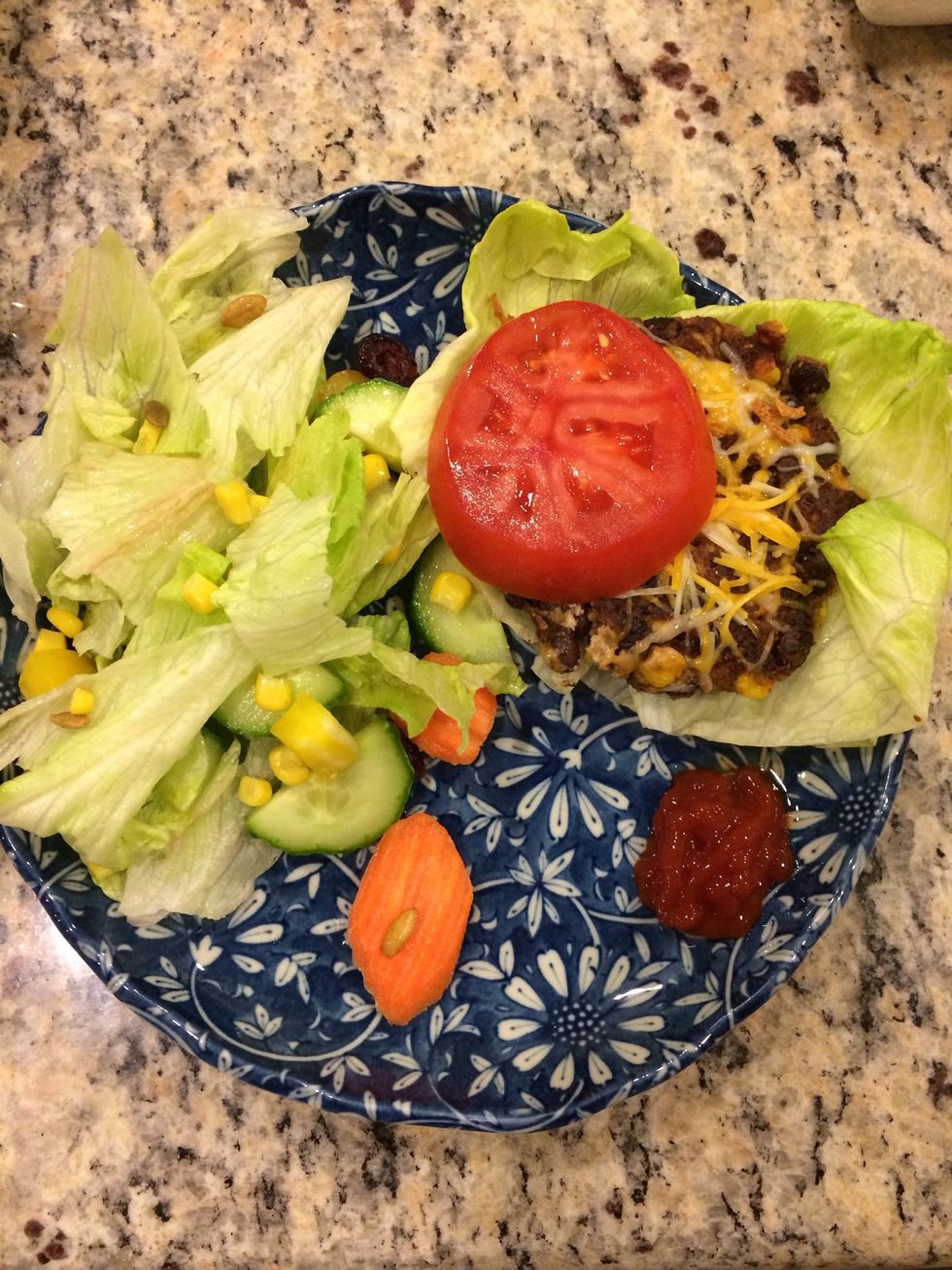 Top with your favorite condiments and dig in!