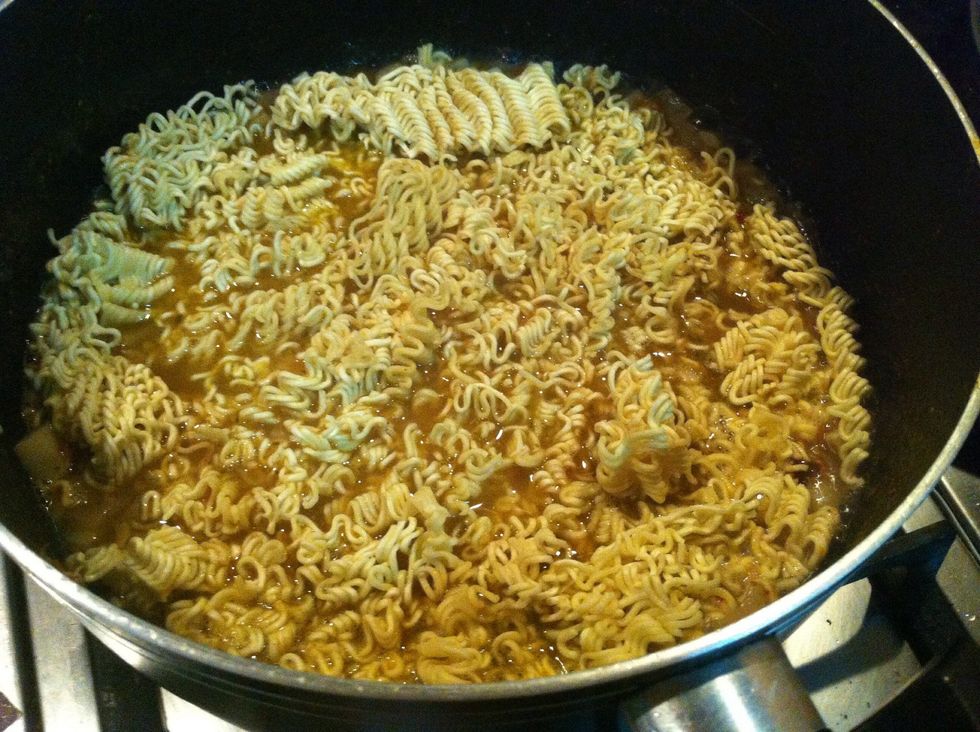 toss .... and turn heat to medium