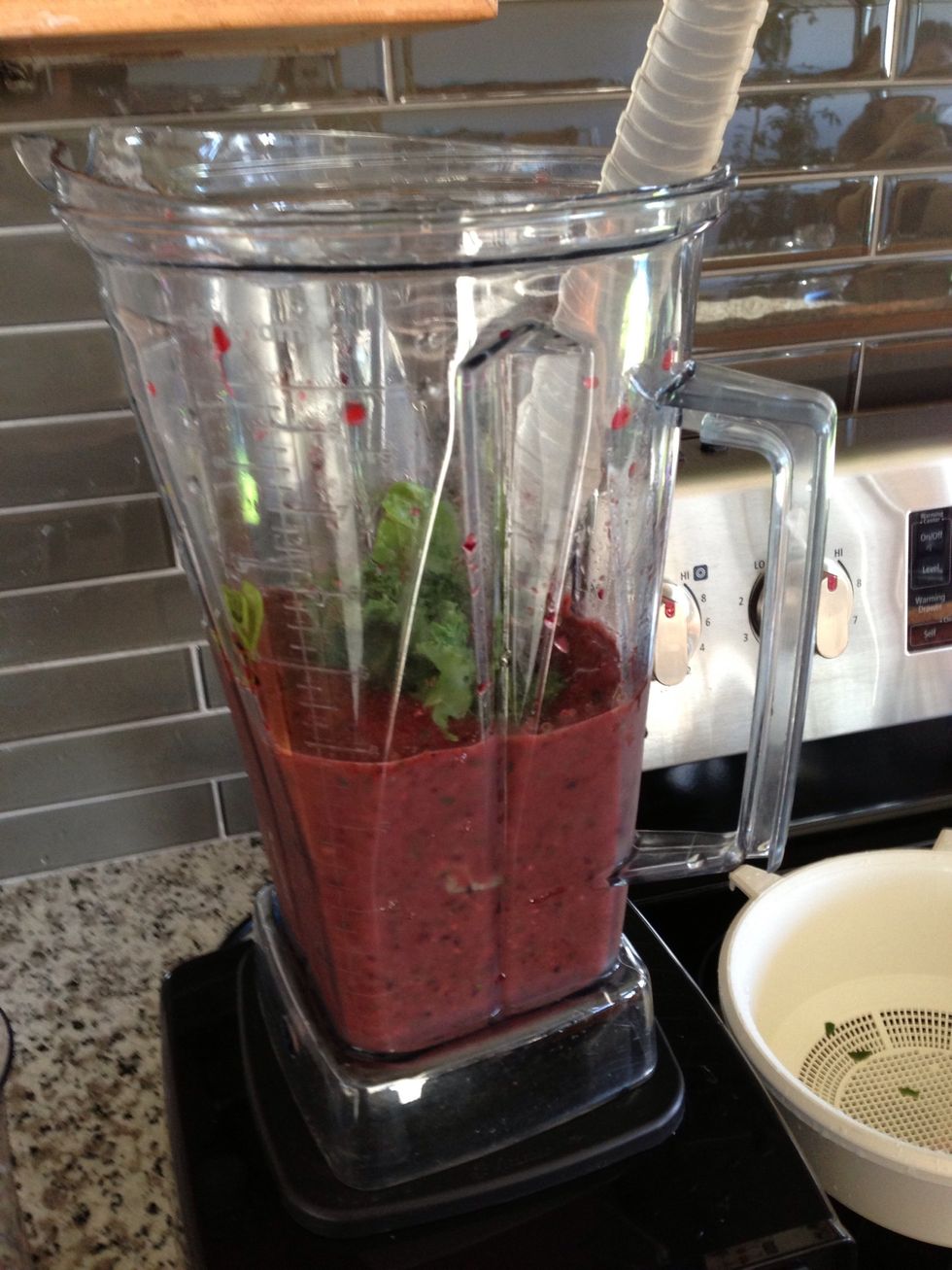 Toss in blender and turn on for 30 sec or so