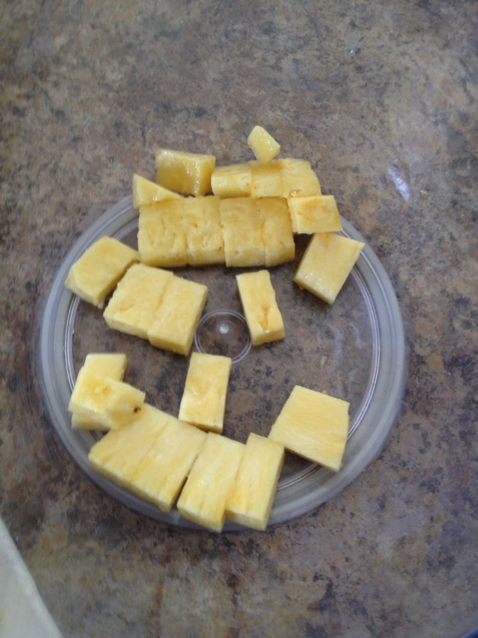 Toss in bowl and finish the other pieces the same way