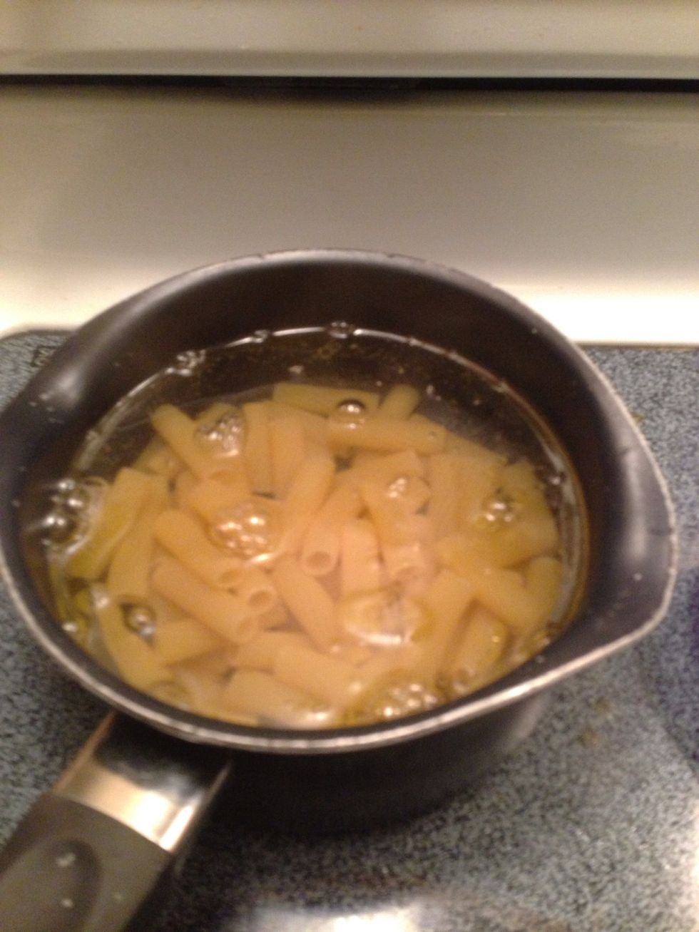 Toss in your pasta once boiling