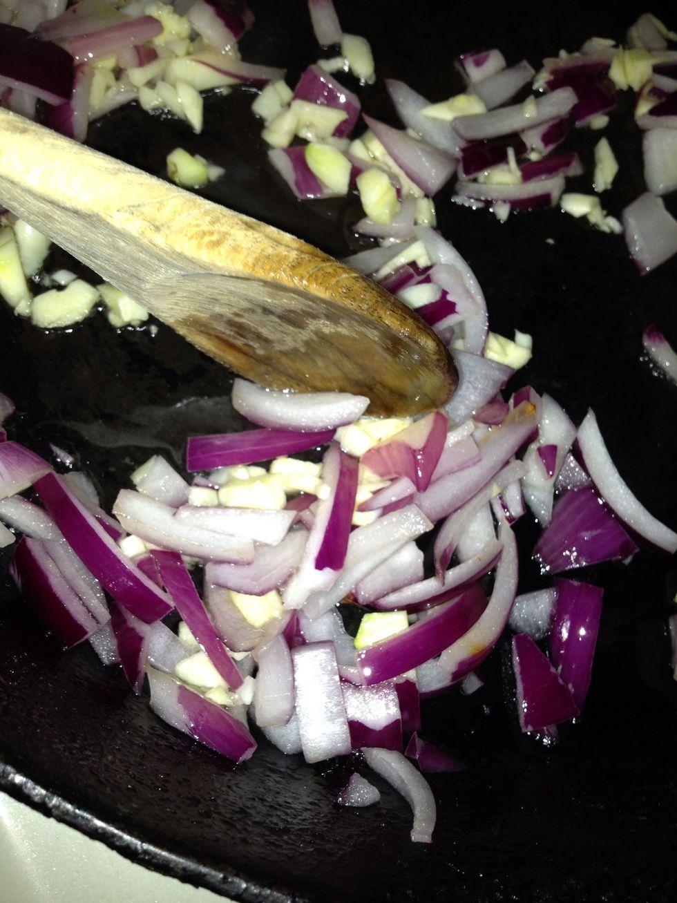 Toss that in with the onion.