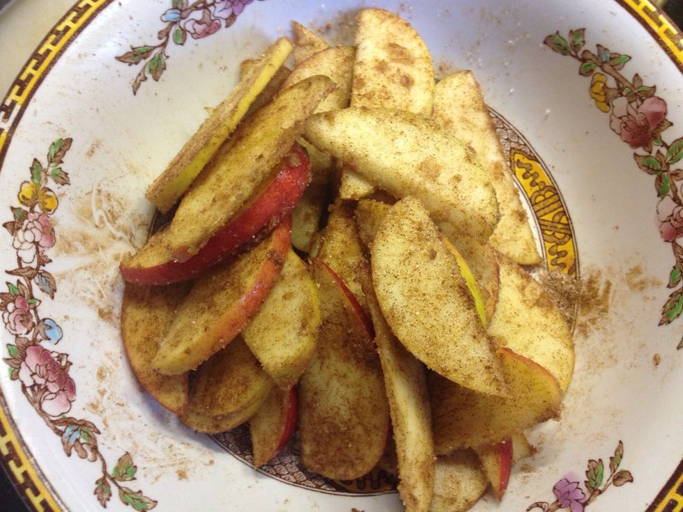 Toss them around to get an even coating