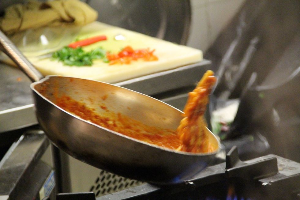 Toss till nice and creamy