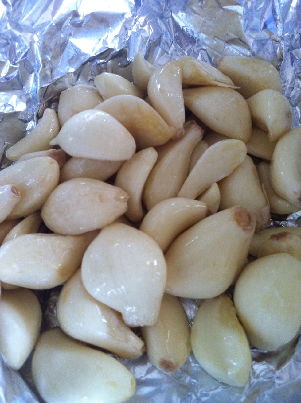 Toss to coat evenly in oil