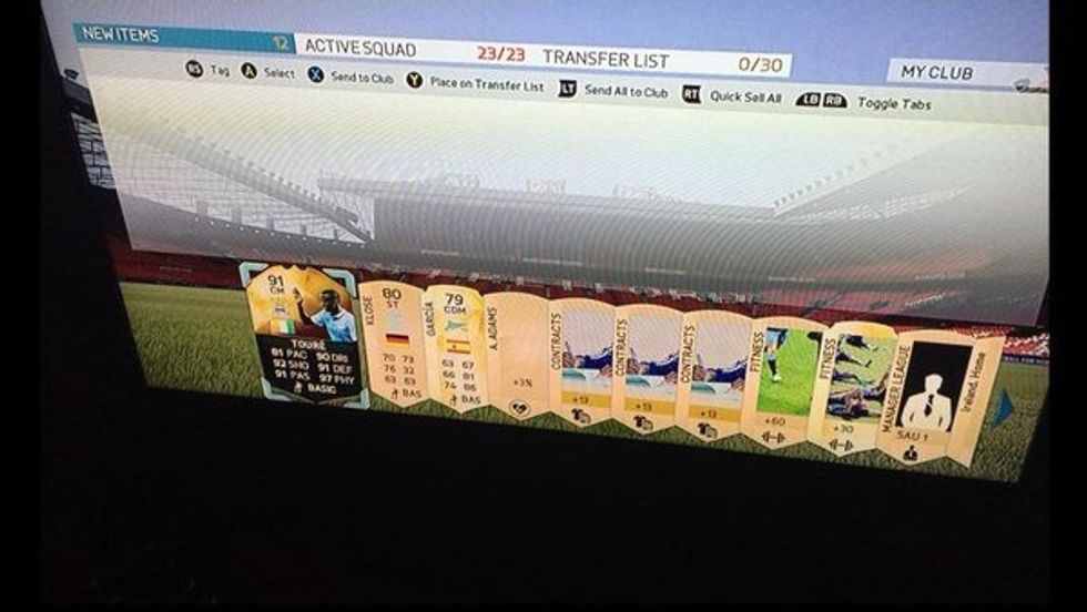 Toure inform