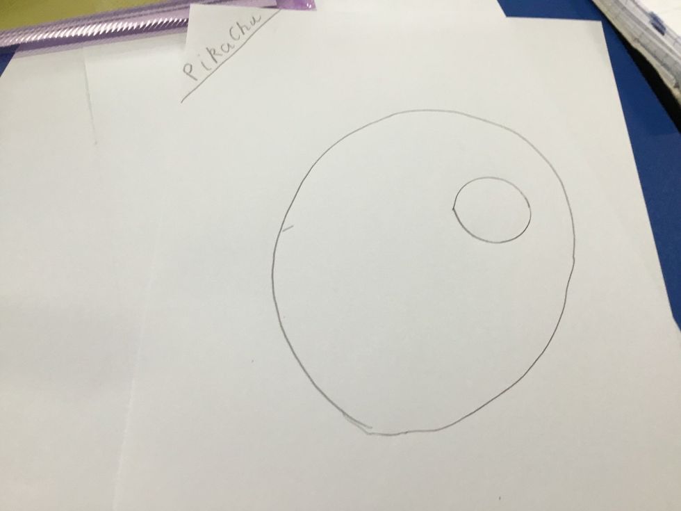 Trace a circle around the gluestick,it doesn't have to be perfect