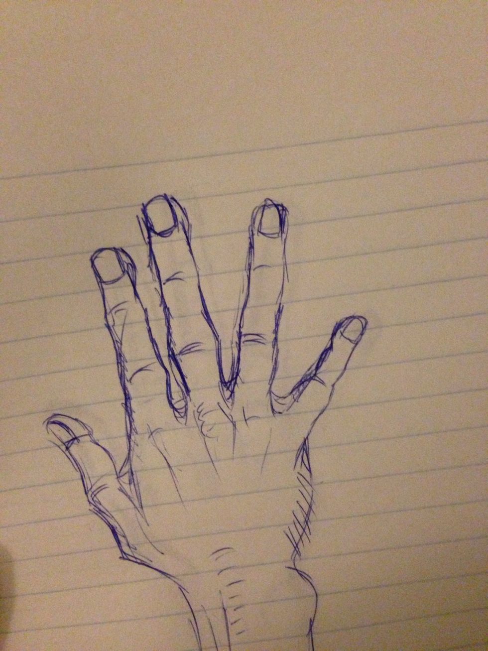 TRACE AGAIN from blank sheet Do some fixing here and there and VOILA. Now practice!
