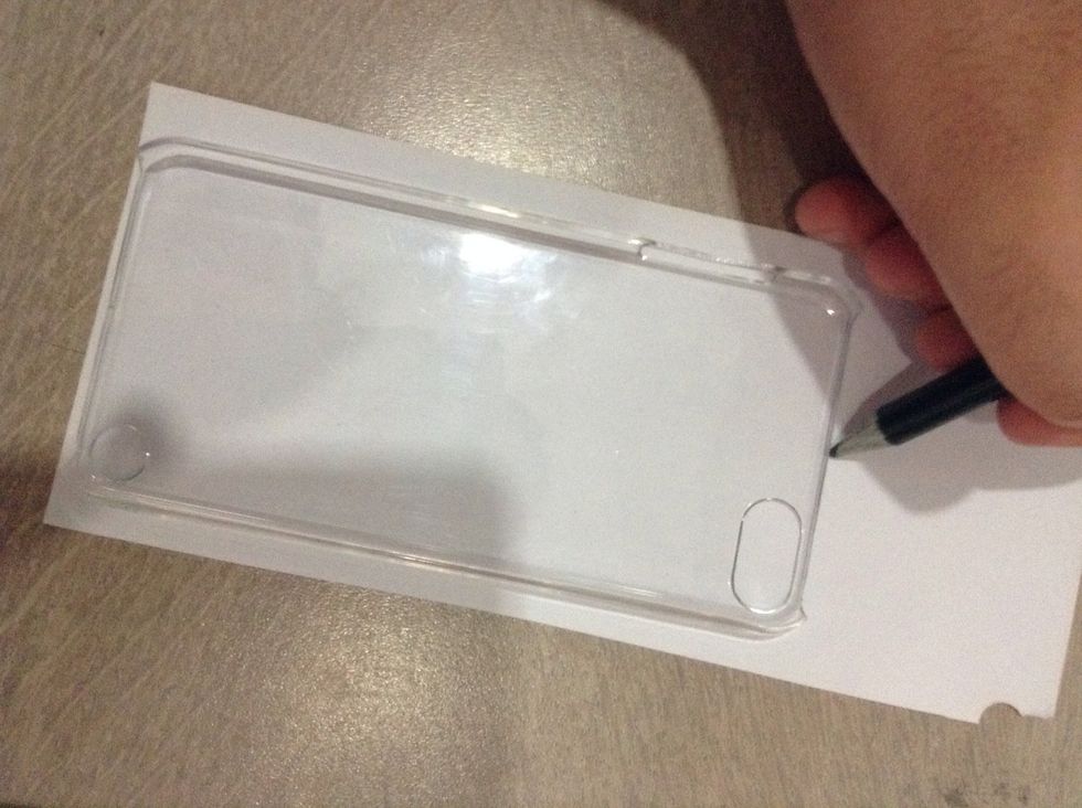 Trace around your cover.