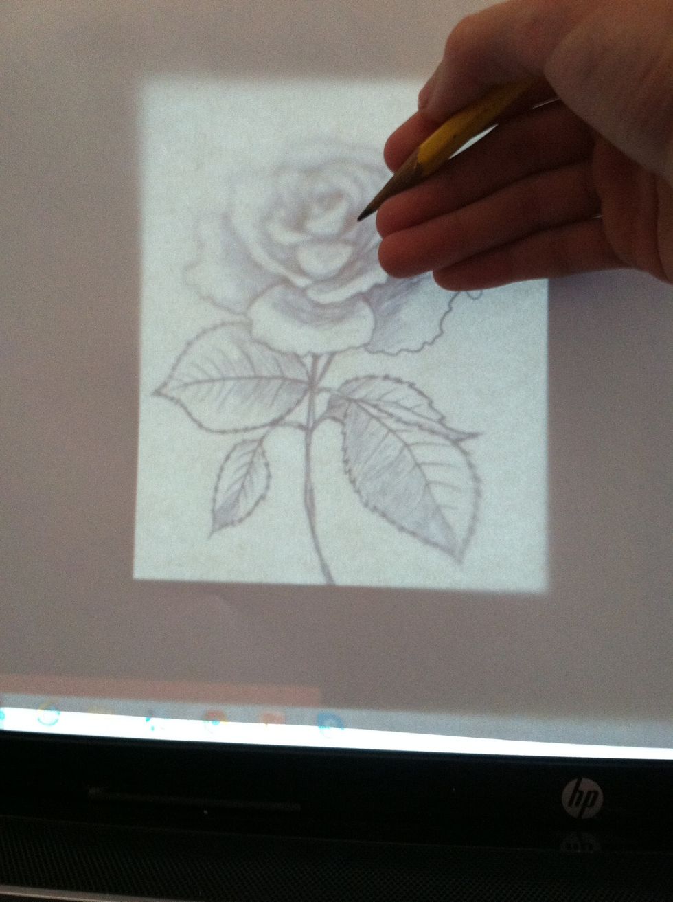 Trace it! :3 make sure you don't press too hard. You can darken the lines later on a table or something xD