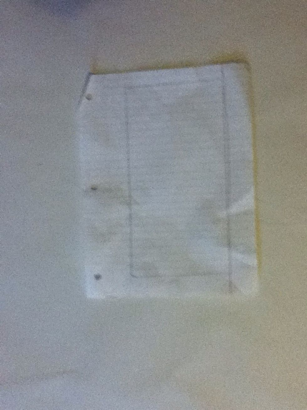 Trace it on a note book paper.