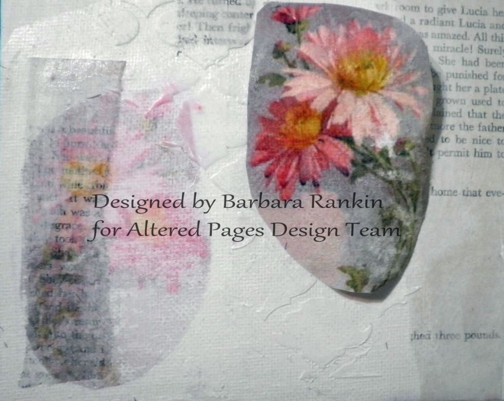 Transfer as many images as you like. Another image from the Klein Postcards collage sheet.