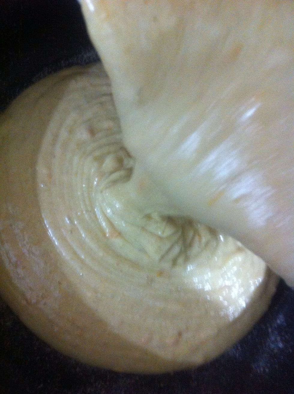Transfer batter to the pan