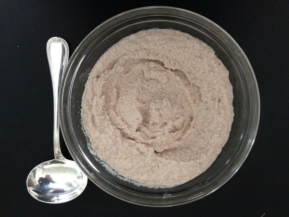 Transfer in a bowl check consistency . Add more water if you like your sauce more loose. Adjust lemon and salt..... SAUCE IS READY