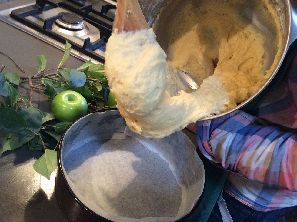 transfer mixture into prepared pan