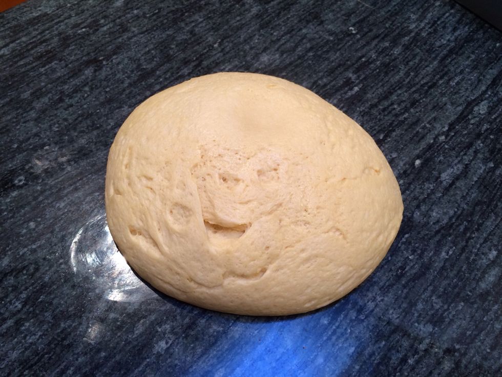 Transfer the dough to a clean surface. Let it rest for 5 minutes.