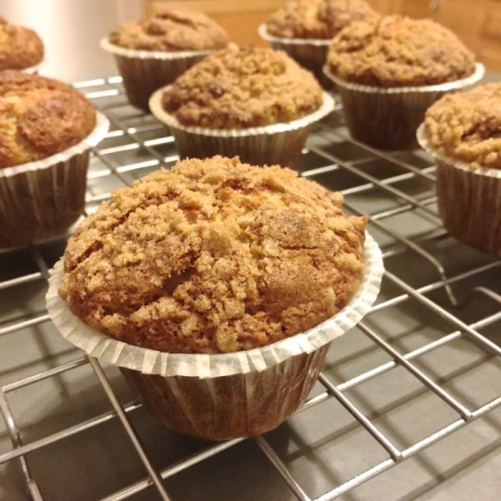 Transfer the muffins to cool completely on cooling rack.