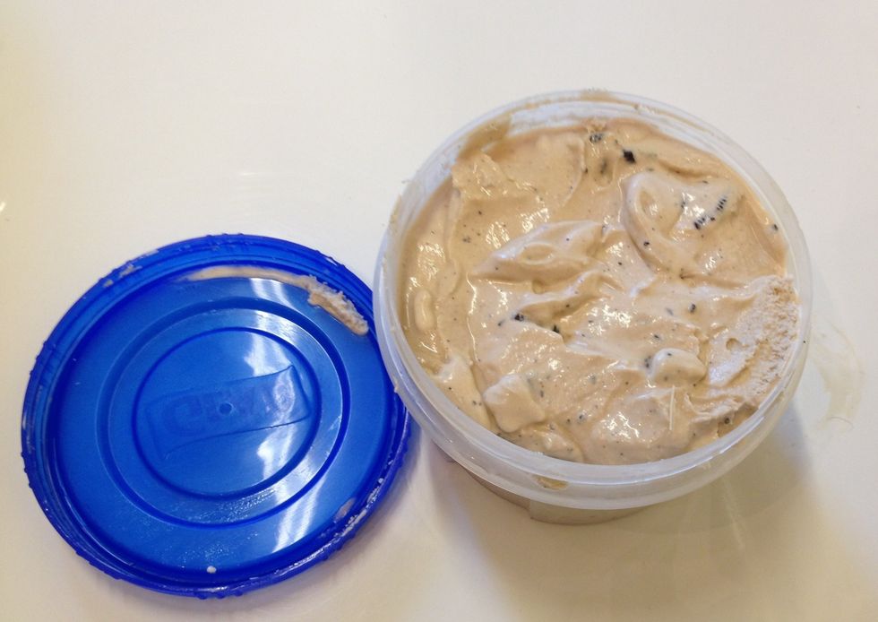 Transfer to a container and freeze for a couple hours.