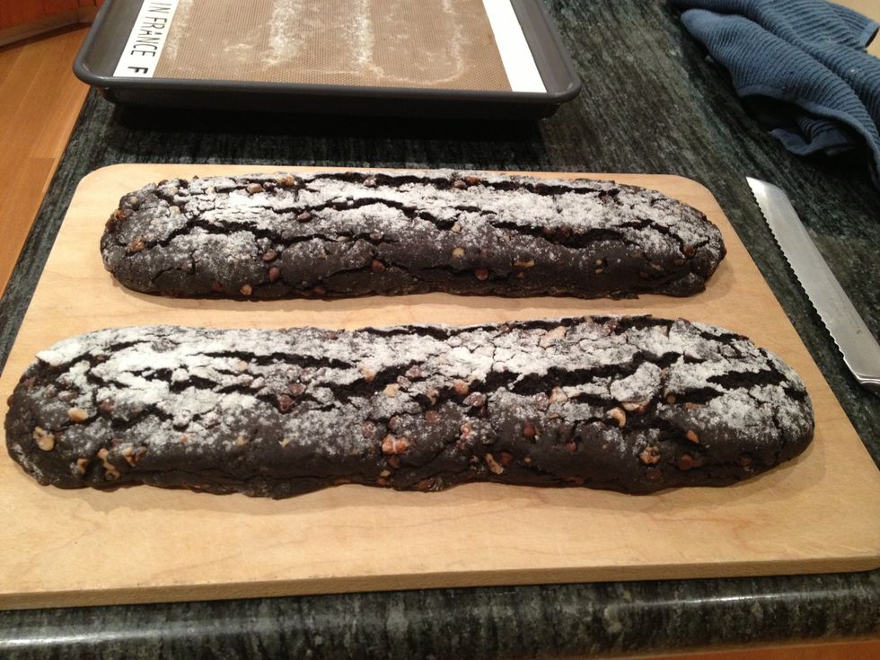 Transfer to a cutting board.