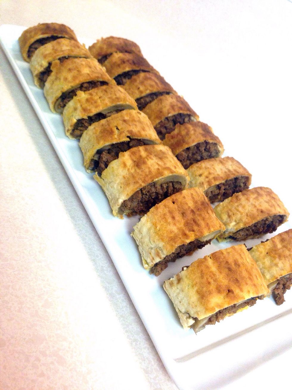 Transfer to a serving dish and slice