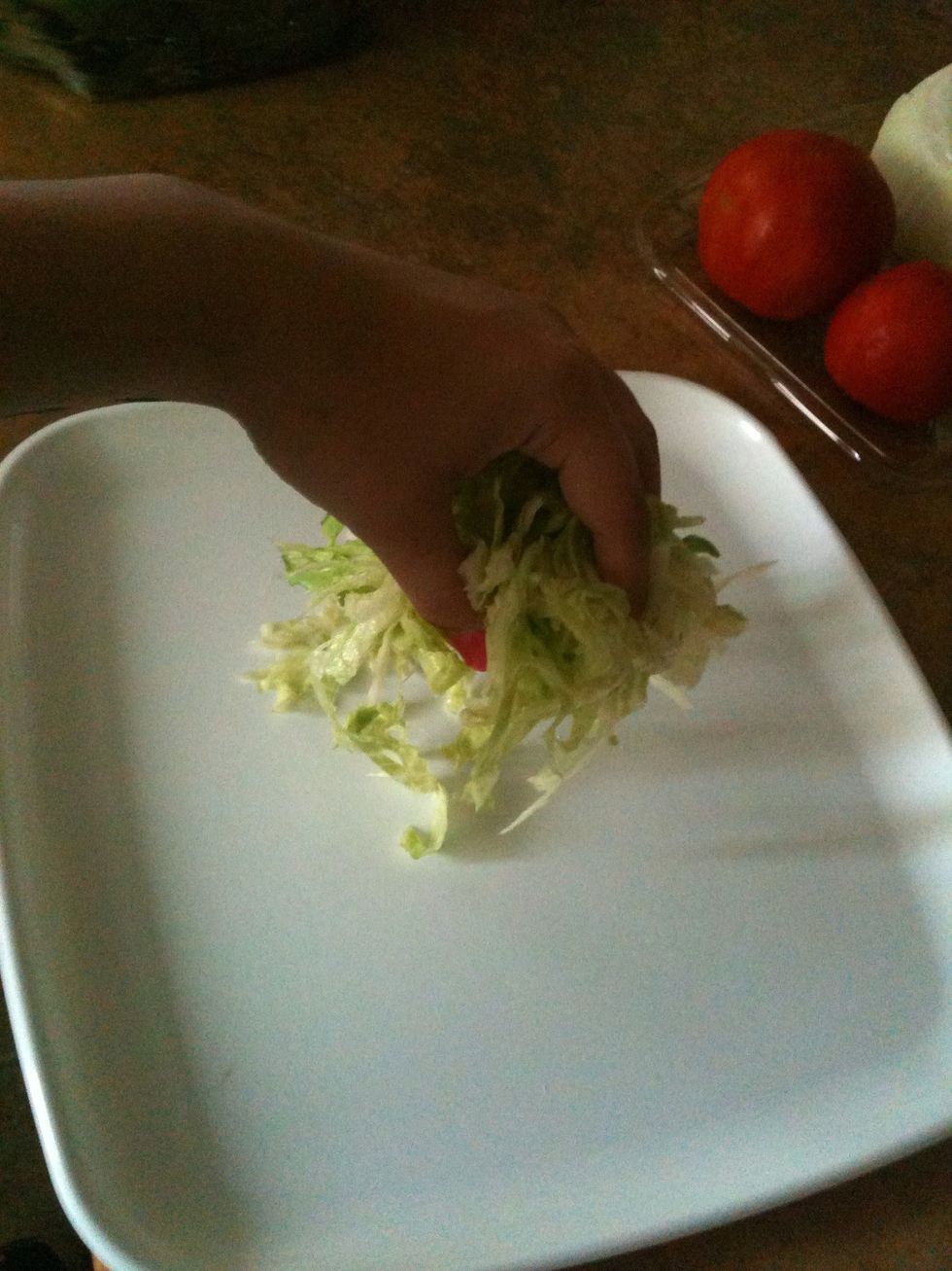 Transfer to serving plate
