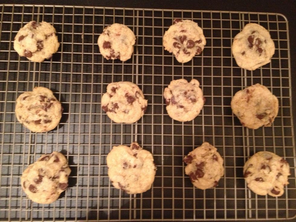 Transfer to wire rack to cool completely.