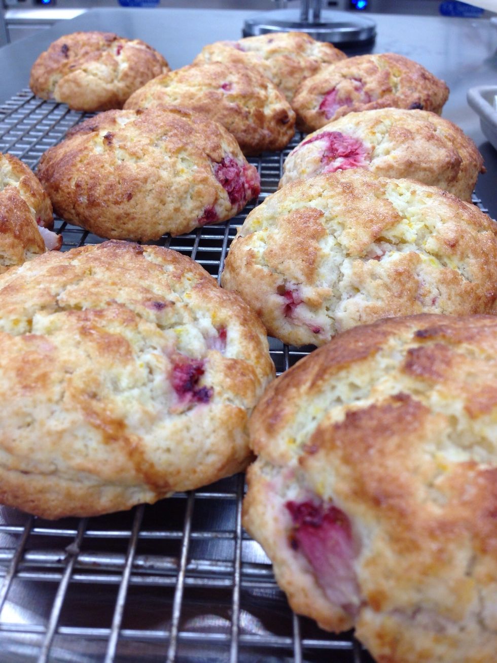 Transfer to wire rack to cool.