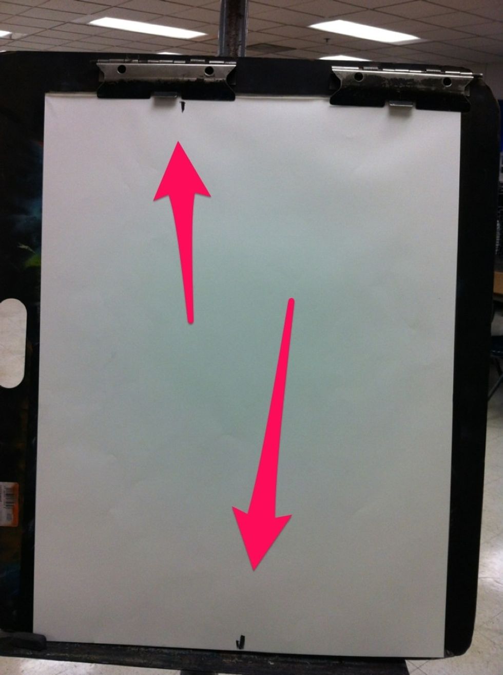 Transfer your marks to your paper.