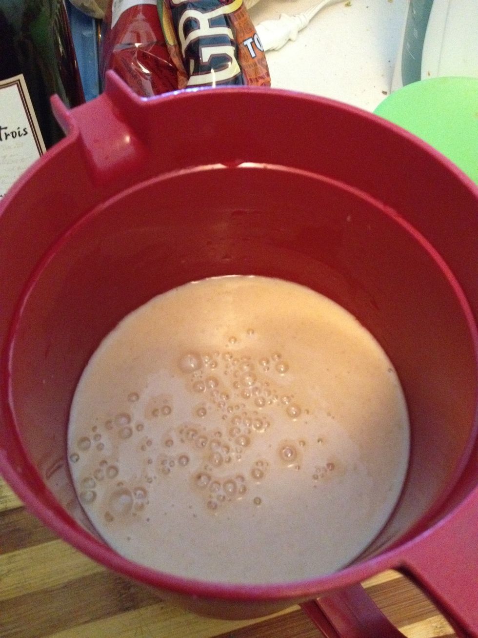 Transport to a container to refridgerate