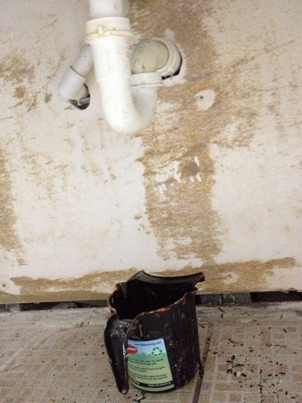 Traps are on bathroom sinks as well as kitchen sinks. They can be metal or plastic (PVC = poly-vinyl-chloride). Sorry, i guess thats the med student in me. Put a bucket under the trap to catch water.