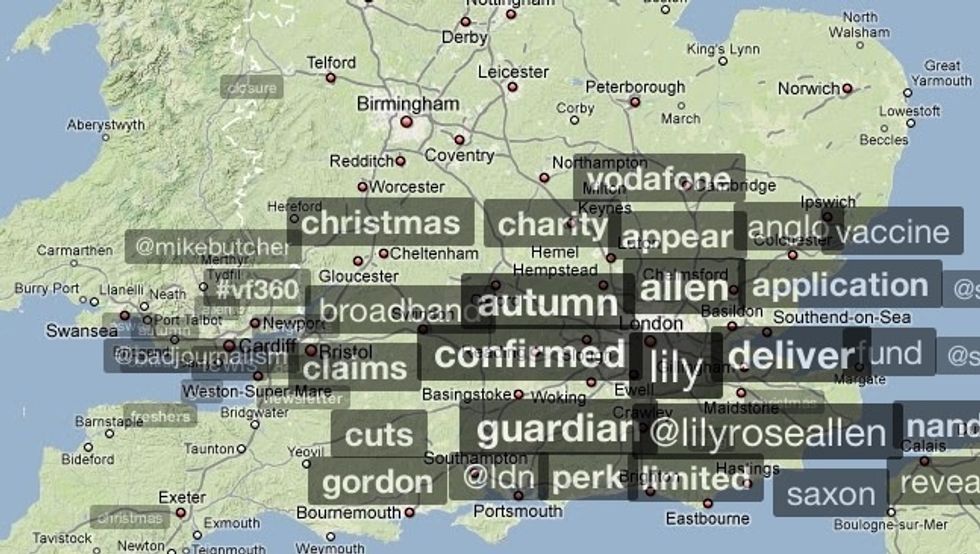Trends can also be used for marketing purposes and thanks to geotagging it can help to understand the mood of a nation or city.
