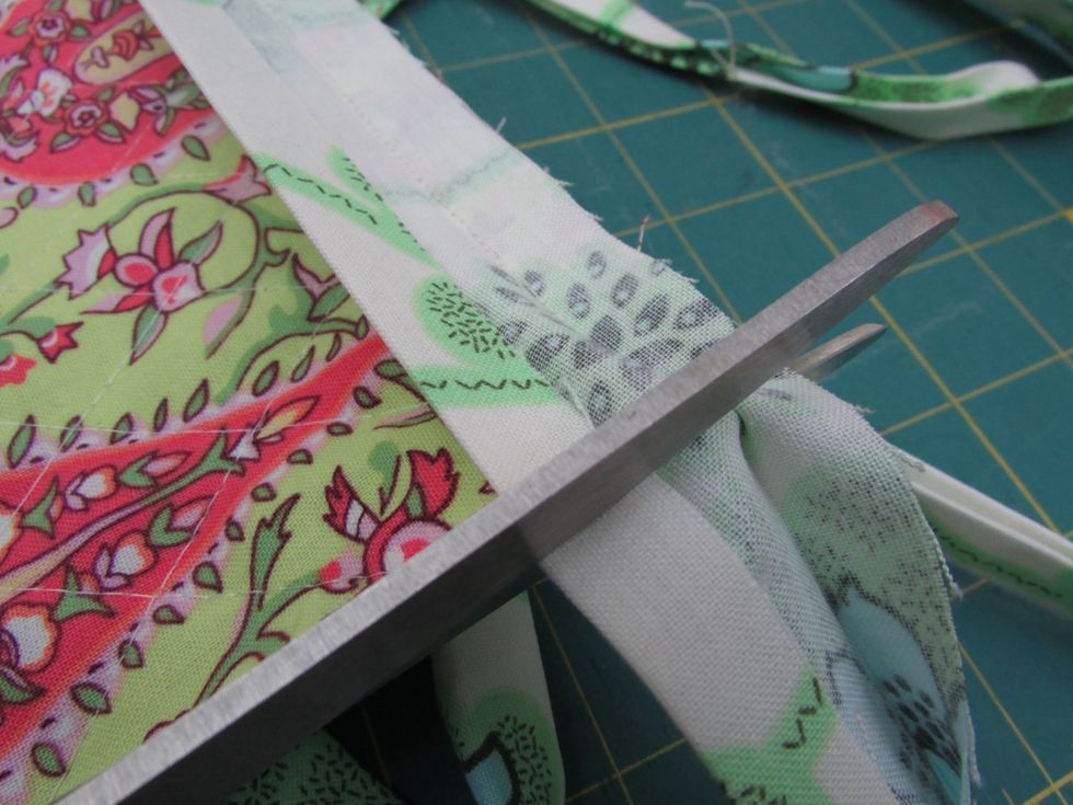 Trim both ends of your edging as needed.