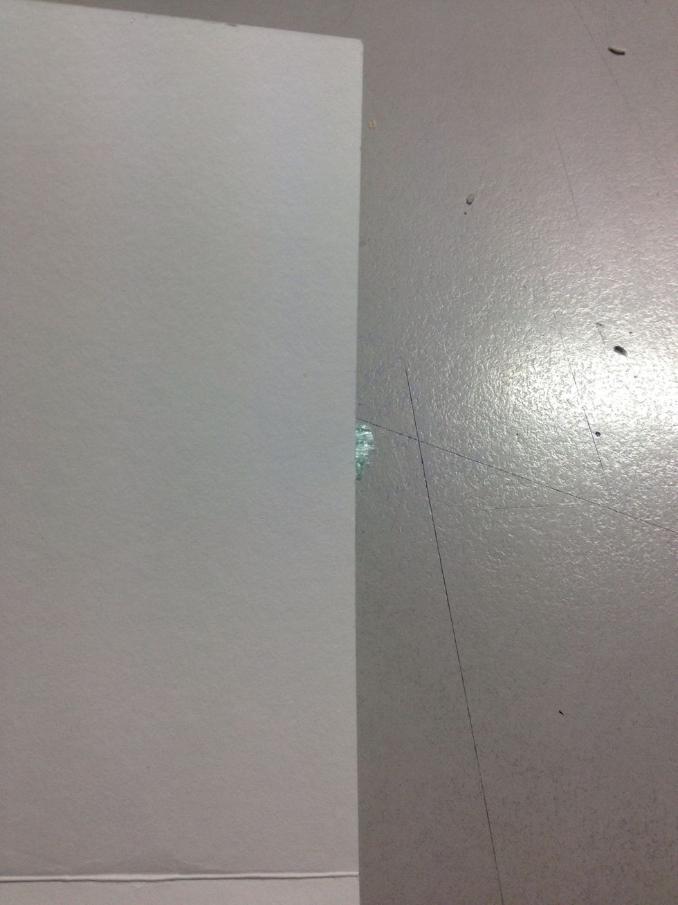 Trim off any unsightly edges.