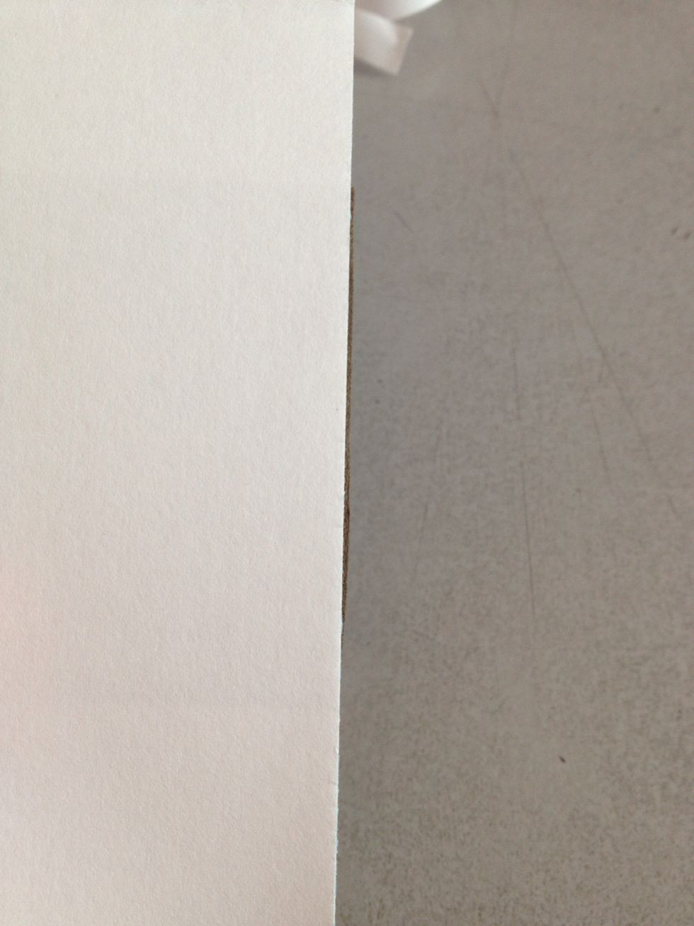 Trim off any unsightly edges.