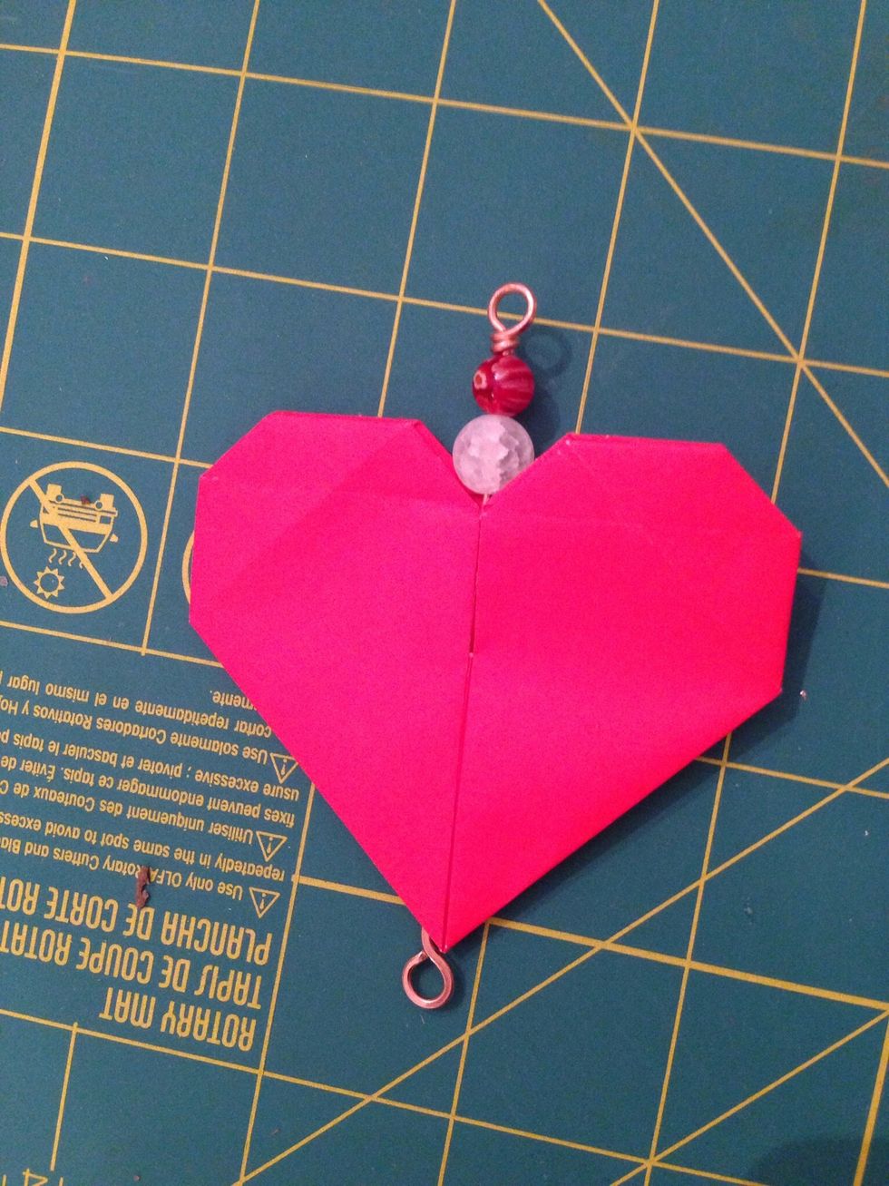 Trim off the excess wire.