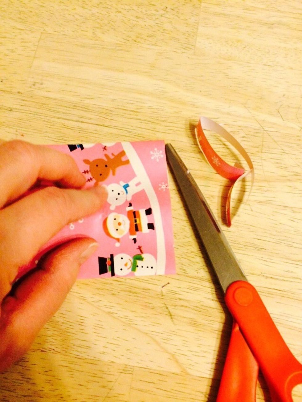 Trim the bottom if not straight.